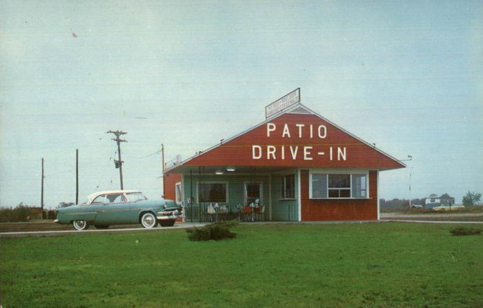Patio Drive-In - Old Post Card (newer photo)